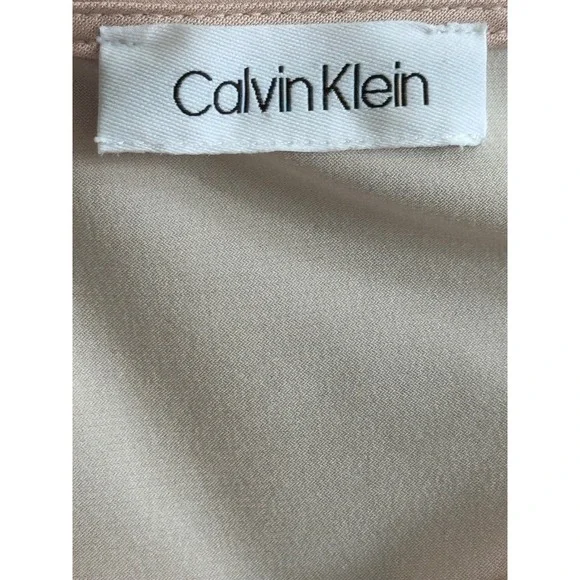 Calvin Klein Women's Sleeveless Top Sz S Pink Ombre Snakeskin Preppy Spring - Picture 4 of 6